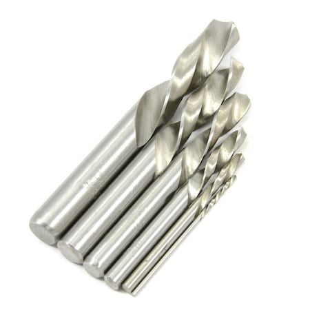 Forney 6-Piece Stubby Left Hand Drill Bit Set, High Speed Steel HSS 20510